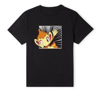 Pokemon Official Chimchar T-Shirt - Black | Size: 2XL Pokemon Black 2XL