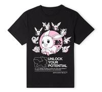 Pokemon Official Circle Of Eeveelution T-Shirt - Black Pokemon Black One Size