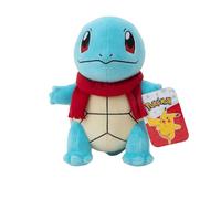 Pokémon Official & Premium Quality 8-inch Holiday Squirtle Plush with Red Scarf - 8-Inch Squirtle Plush with Unique Accessory