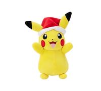 Pokémon Plush Toy Pikachu – Official Premium with Santa Hat – 8-inch