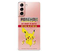 Pokémon Official Samsung Galaxy S21 Case - Pokémon Sticker Pattern Poké Ball - Choose Your Like Design for Your Samsung Galaxy S21