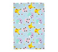 Pokémon Officially Licenced Fleece Blanket | Super Soft Warm Blanket | Spirit Design | Perfect for Home, Bedroom, Sleepovers and Camping 100 x 150 cm | Multicolour