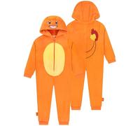 Pokemon Onesie, Charmander Onesie For Boys, Charmander Kids Pjs, Fleece Kids Onesies, Fleece Boys Pyjamas, 10-11 Years Orange