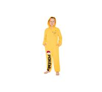 Pokemon Onesie Hooded Loungewear in Yellow | Size: 11-12 Years Pokemon Yellow 11-12 Years
