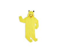 Pokemon Onesie Pikachu One Piece Sleepsuit Comfy Nightwear Loungewear in Yellow | Size: 7-8 Years Pokemon Yellow 7-8 Years
