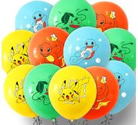 Pokémon Party Supplies | 12 x Balloons | Mix 4