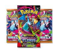 Pokemon Phantasmal Flames Mixed Language Booster Pack Bundle - 1 English Phantasmal Flames Booster Pack + 2 Korean Inferno X Packs Imported by That Mouse Fashion