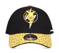 Pokemon Pika #25 Badge Adjustable Baseball Cap - Black/Yellow (BA684384POK)