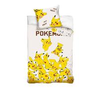 Pokemon Pika Pikachu Duvet Cover Set in Yellow | Size: Single Pokemon Yellow Single