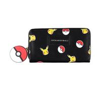 Pokemon Pika & Pokeball All-Over Print Zip Around Purse Wallet