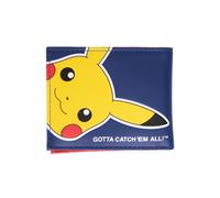POKEMON Pika Pokeball All-Over Print Bi-fold Wallet - Blue