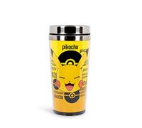Pokemon Pikachu 16oz Insulated Travel Coffee Mug Tumbler w/ Non-Spill Metal Lid