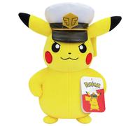 Pokemon Pikachu 8 Inch Plush with Captain Hat