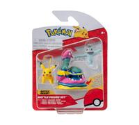 Pokémon Battle Figure 3 Pack - Features 2-Inch Pikachu and Machop and 3-Inch Alo