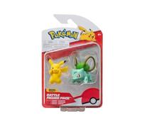 Pokémon - Battle Figure 2 Pk Bulbasaur And Pikachu Toy NEW