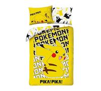 Pokemon Pikachu and Friends Bed Linen Set Duvet Cover 140 x 200 cm + Pillowcase 70 x 90 cm Oeko-Tex