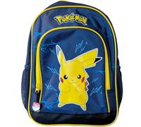 Pokémon Pikachu Children's Backpack 37 cm - School Backpack & Leisure Backpack for Boys and Girls - Padded Straps - Blue/Yellow