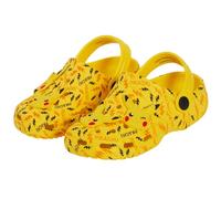 Pokemon Pikachu Clogs with Charms Kids Sandals Boys Girls Summer Sliders with Ankle Strap Holiday Beach Shoes