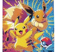 Pokemon | Pikachu Diamond Art | No Frame | 15+ Years | Design 10