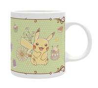 ABYSTYLE Pokémon Pikachu & Eevee Café Ceramic Novelty Coffee & Tea 320ml / 11oz Mug | Pokémon Mug | Coffee Mug | Pokémon Merchandise | Pokémon Gifts