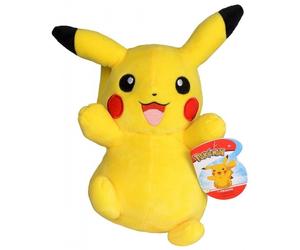 POKEMON PIKACHU HAPPY 8" PLUSH SOFT TOY BRAND NEW WITH TAGS OFFICIAL JAZWARES