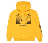 Pokémon Unisex Hoodie Pikachu Katakana Yellow - Brand EAN: 5056688554972 - Size: XXL