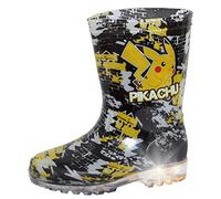 Pokemon Pikachu Light Up Wellington Boots Kids Boys Rain Snow Shoes Wellies Girls Wellingtons