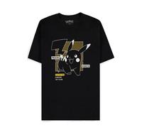 Pokémon - Pikachu Line Art - T-Shirt - black - L - 100% Cotton,Jersey L