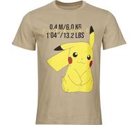 Pokémon - Pikachu Beige - T-Shirt - beige - XL - 100% Cotton,Jersey XL