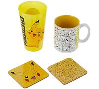 POKEMON - Pikachu Mug, Glass & Coasters Gift Box