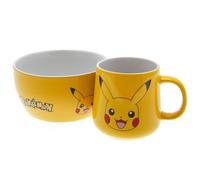 Pokemon Pikachu Mug and Bowl Breakfast Set