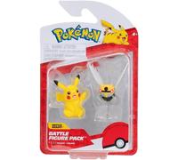 Pokémon Pokemon Battle Figure, 2-pack 5 and 8 cm Figure Toy Set Ninjask and Pika