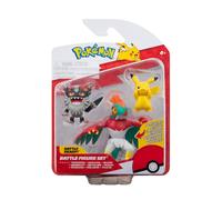 Pokémon Pikachu, Perrserker & Hawlucha Battle Figure Set