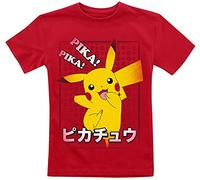 Pokémon Pikachu - Pika, Pika! Unisex T-Shirt Red, red, 8 Years
