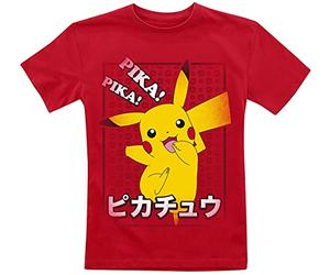 Pokémon Pikachu - Pika, Pika! Unisex T-Shirt Red, red, 8 Years