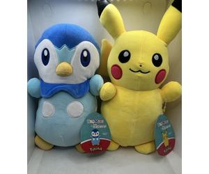 Pokemon Pikachu Piplup Squishmallow Plush Soft Toy HugMees Hug Mee Squishy 10"