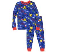 Pokemon Pikachu & Pokeball Pyjamas Snuggle Fit in Blue | Size: 9-10 Years Pokemon Blue 9-10 Years