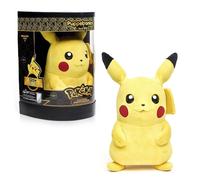 WOW! STUFF Pokémon Pikachu Puppetronic by RealFX | Interactive Life-Like Pikachu with 120+ Sounds & Actions | Moving Mouth, Light-Up Cheeks, Dual-Motion Ears | Premium Collector Display Case |Age 8+