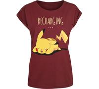 Pokémon Pikachu - Recharging T-Shirt burgundy L