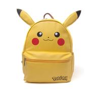 POKEMON Pikachu Shaped Backpack with Ears, Female, Yellow (BP210701POK)