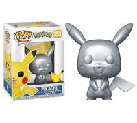 Pokemon: Pikachu (Silver Metallic) Funko Pop Vinyl