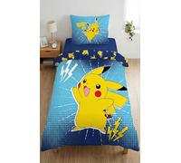 Pokémon Pikachu Single Duvet Cover 140x200 + Pillowcase 70x90 Microfibre