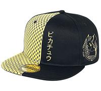 Pokemon Pikachu Snapback Baseball Cap Black, One Size Adjustable