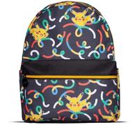 Pokemon Pikachu Sublimation All-Over Print Mini Backpack, Black (Mp045500pok)