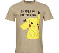 Pokémon - Pikachu Beige - T-Shirt - beige - S - 100% Cotton,Jersey S