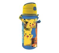 Pokemon Pikachu Water Bottle, Flip-Top Lid, 600ml, Aluminum