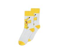 Pokemon Pikachu White/Yellow Socks (35-38)