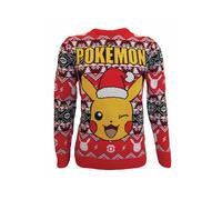 Pokémon - Pikachu Xmas Knit Red - Pullover - red - M - 100% Polyacrylic,Knitwear M