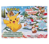 Pokèmon PKW2689 Holiday Calendar-Features 16 2-Inch Battle Figures with Special Finish and Eight Unique Accessories, Multi