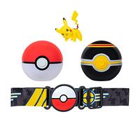 Pokemon PKW2718 Clip 'N' GO Belt Set-Includes 2-Inch Pikachu Battle Figure with Poke Luxury Ball Accessories, Multi